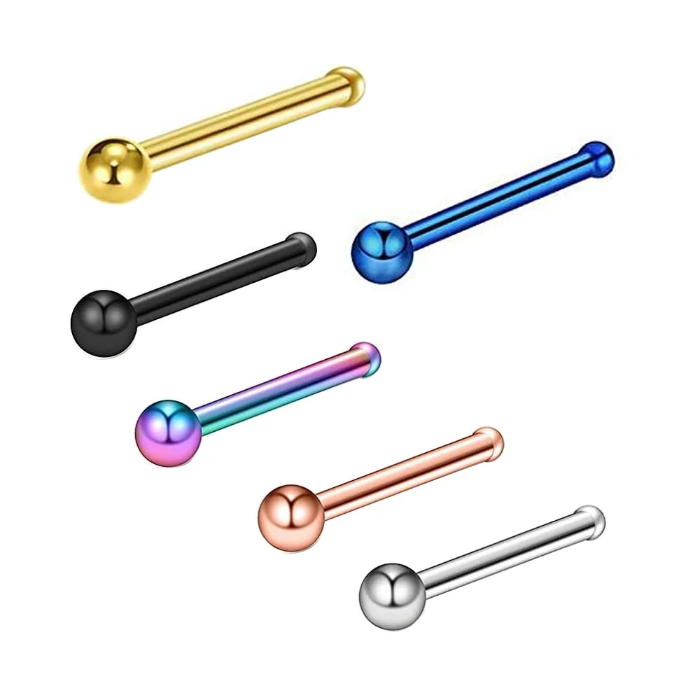 Body Jewelry Surgical Steel - 6pcs 20G 316L Surgical Steel Curved