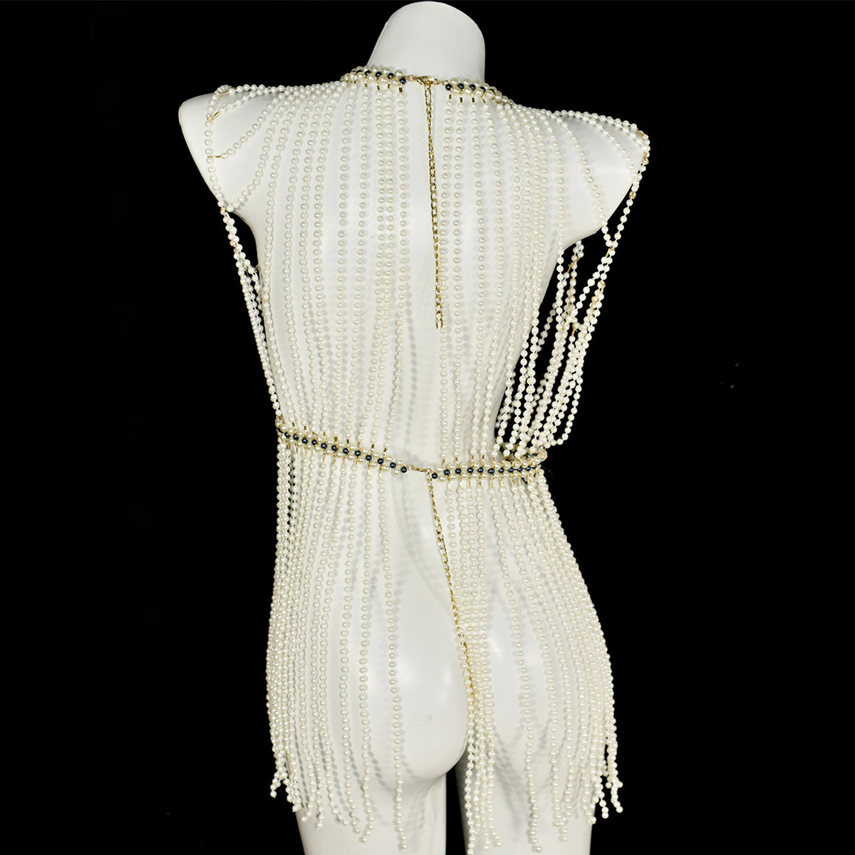 Classic Long Tasseled Faux Pea - Body Jewelry Retainers recension och pris
