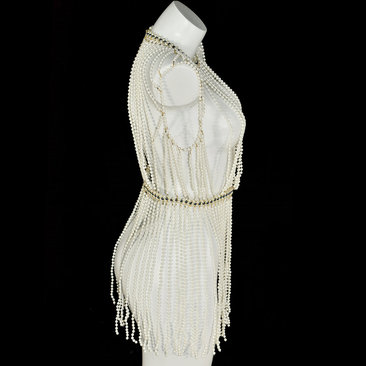 Classic Long Tasseled Faux Pea - Body Jewelry Retainers recension och pris