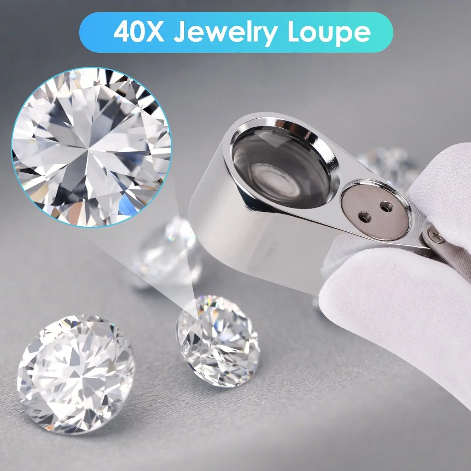 40X Illuminated Jeweler Loupe  - Body Jewelry Repair recension och pris
