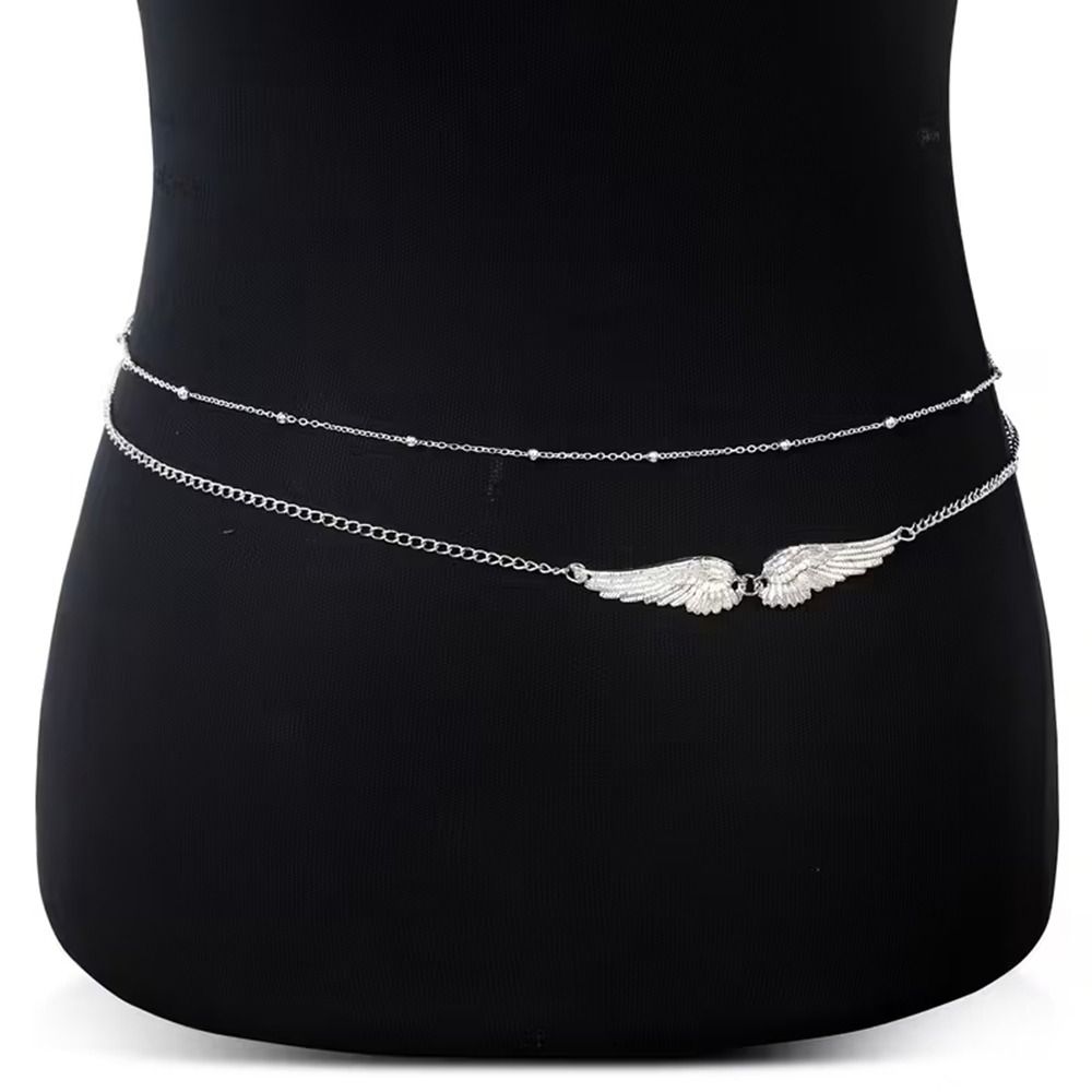 Gift Elegant Double Layer Wing - Body Jewelry For You recension och pris