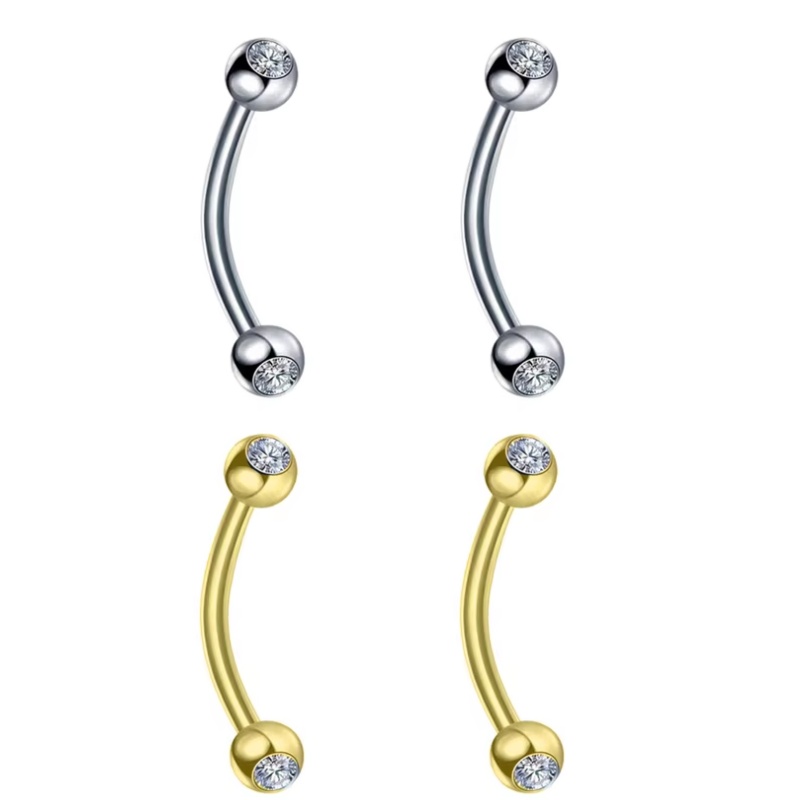 2PCS Body Jewelry 16G Daith Ea - Body Jewelry Surgical Steel recension och pris