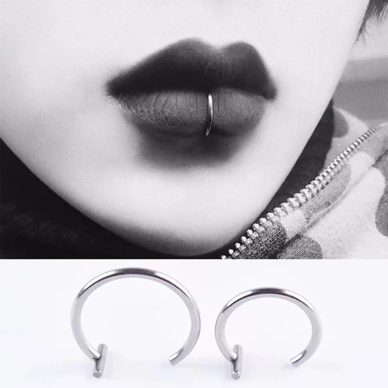 5PCS T Bar Half Huggie Cartila - Body Jewelry Surgical Steel recension och pris