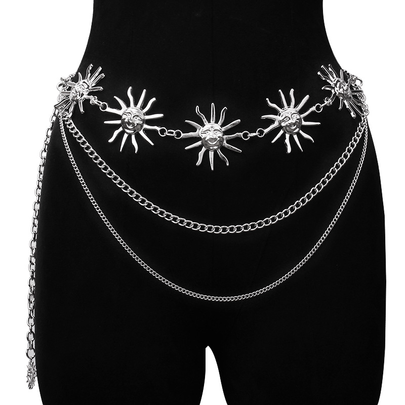 Chunky Multilayer Punk Gothic  - Body Jewelry For You recension och pris