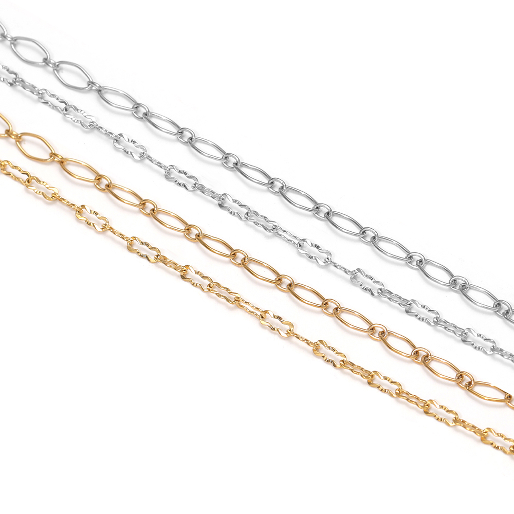 2 Meters Stainless Steel Embos - Body Jewelry Necklace recension och pris